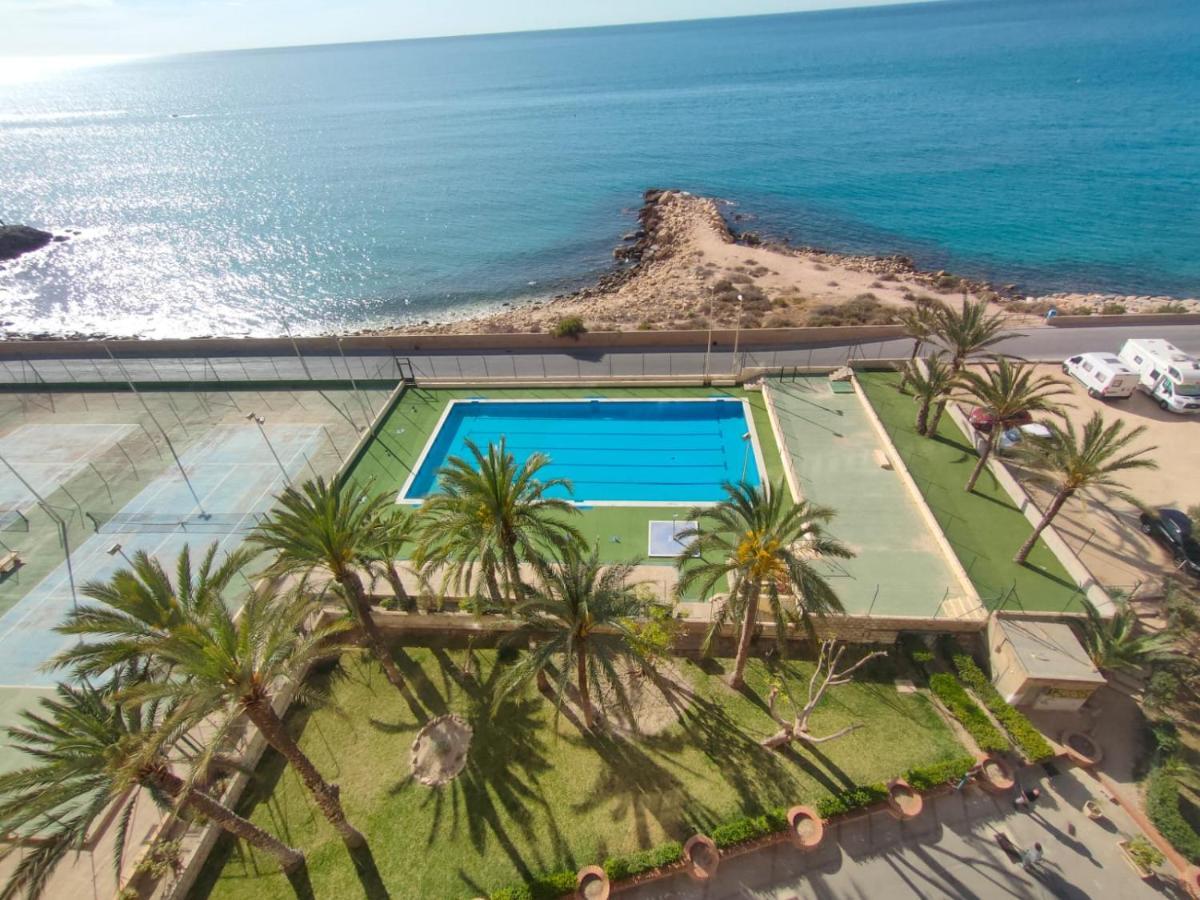 Very Lightful Apartment. Incredible Sea Views. Big Terrace, Swimming Pool. Ac. Very Close To Alicante City Center. エクステリア 写真
