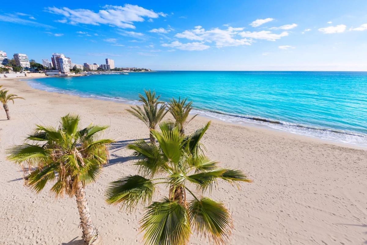 Very Lightful Apartment. Incredible Sea Views. Big Terrace, Swimming Pool. Ac. Very Close To Alicante City Center. エクステリア 写真